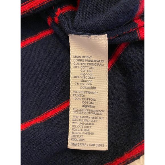 Rafaella Weekend Striped Layered Knit Pullover Women's XL - Picture 12 of 12